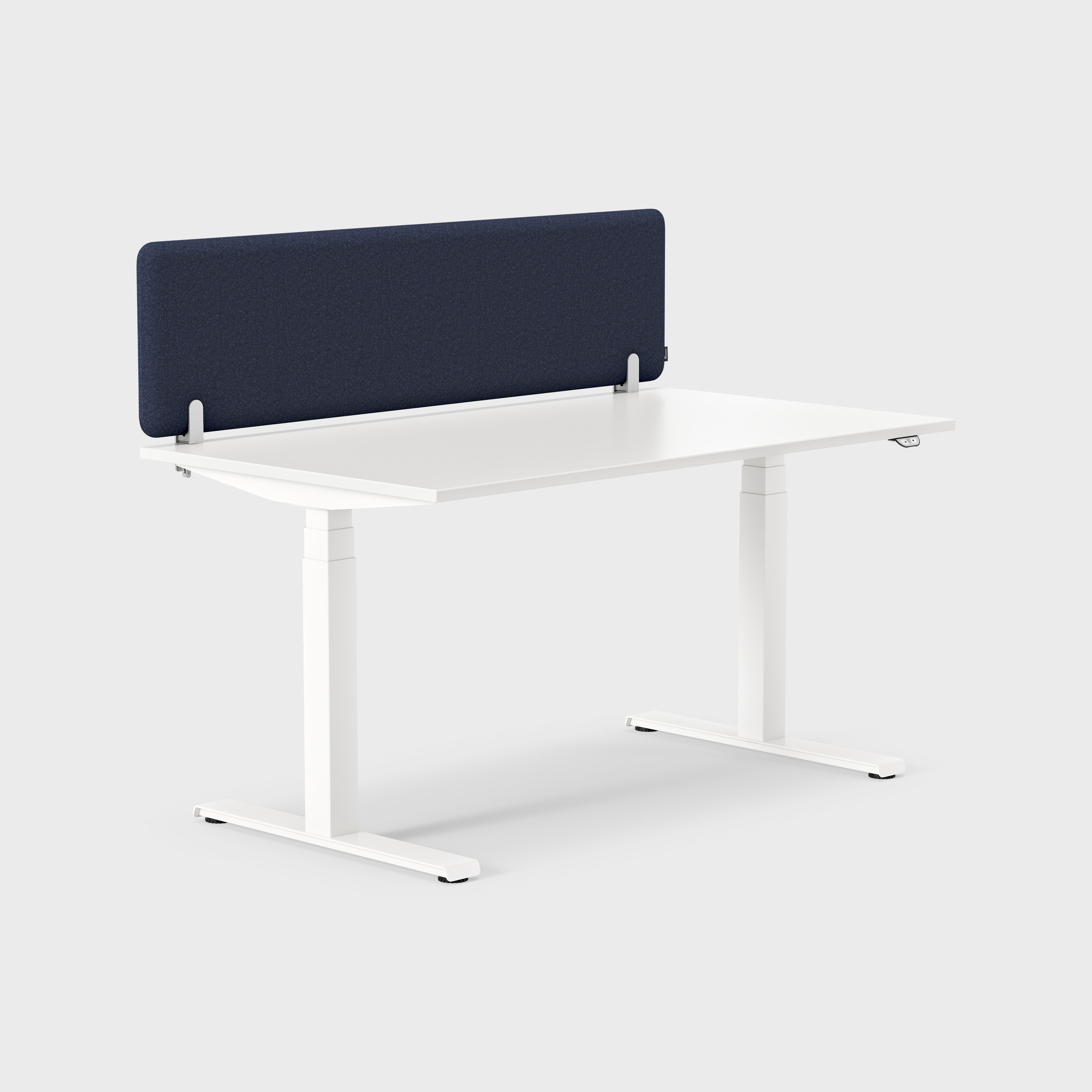 Bordskjerm Vibe Focus OnTop B1400xH361mm, Bordskjerm Vibe Focus OnTop B1400xH361mm Fenice 8064 mørk petrol